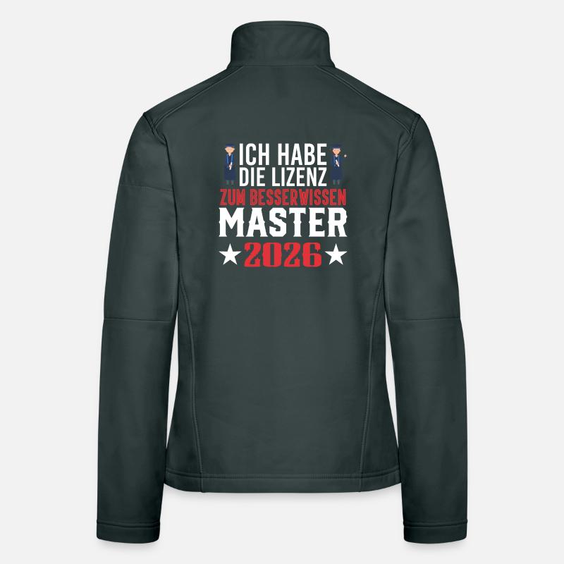 Master's Degree Graduation 2026 Women's Softshell Jacket