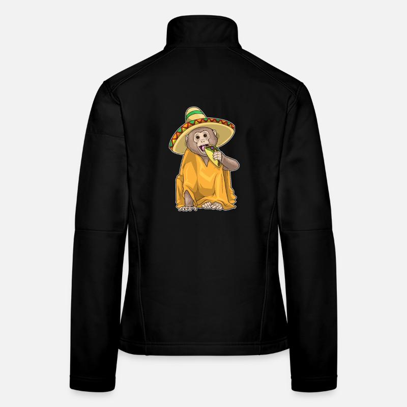 Affe Taco Frauen Softshelljacke