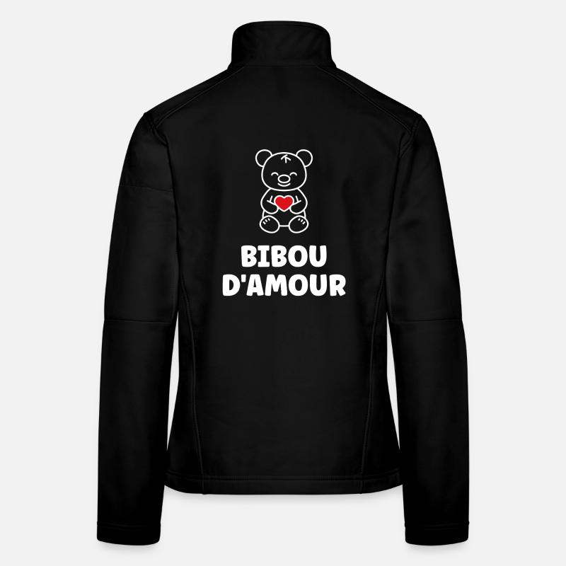 Liebe Owlette Teddy Bear Herz Frauen Softshelljacke