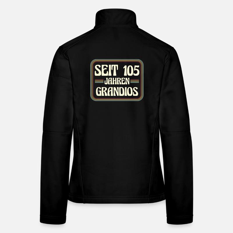 105 ans anniversaire 105e anniversaire Veste en tissu softshell Femme