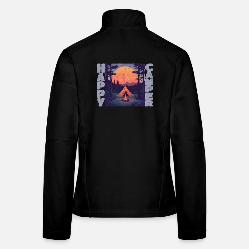 Happy Camper Frauen Softshelljacke