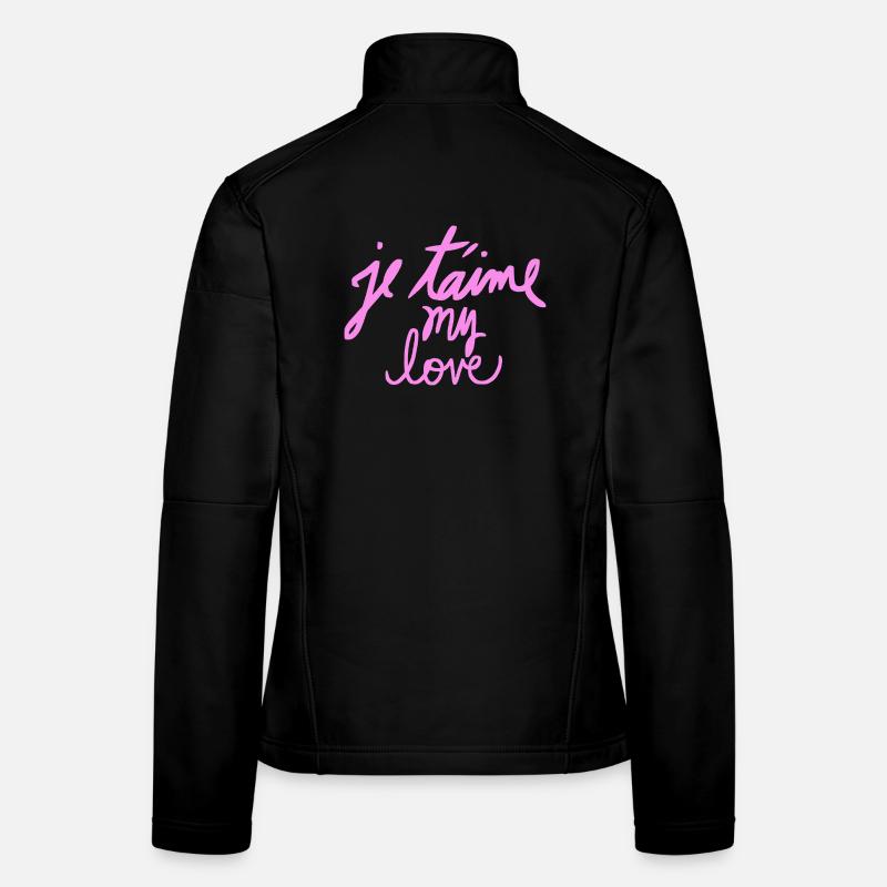 Mon amour Veste en tissu softshell Femme