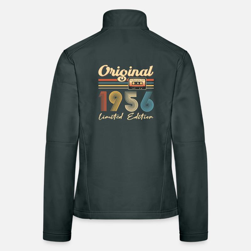 Originales 70-jähriges Jubiläumsgeschenk 1956 Frauen Softshelljacke
