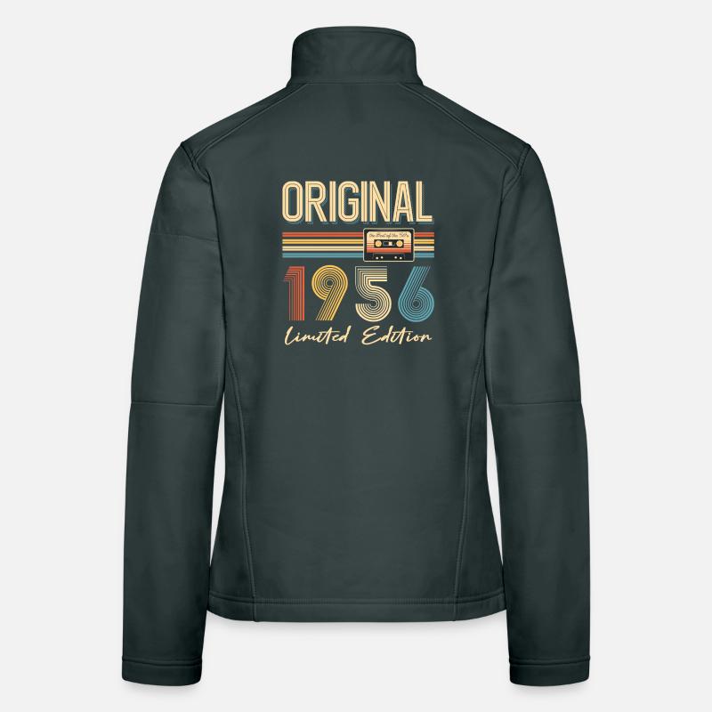 70. Geburtstag 70 Jahre Original 1956 Frauen Softshelljacke
