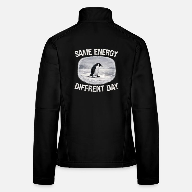 Journée de différence d’énergie Veste en tissu softshell Femme