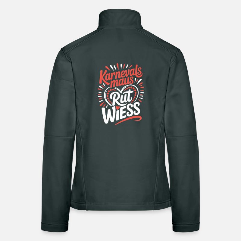 Karnevalsmaus Rut Wiess Köln Kölner Karneval Maus Frauen Softshelljacke