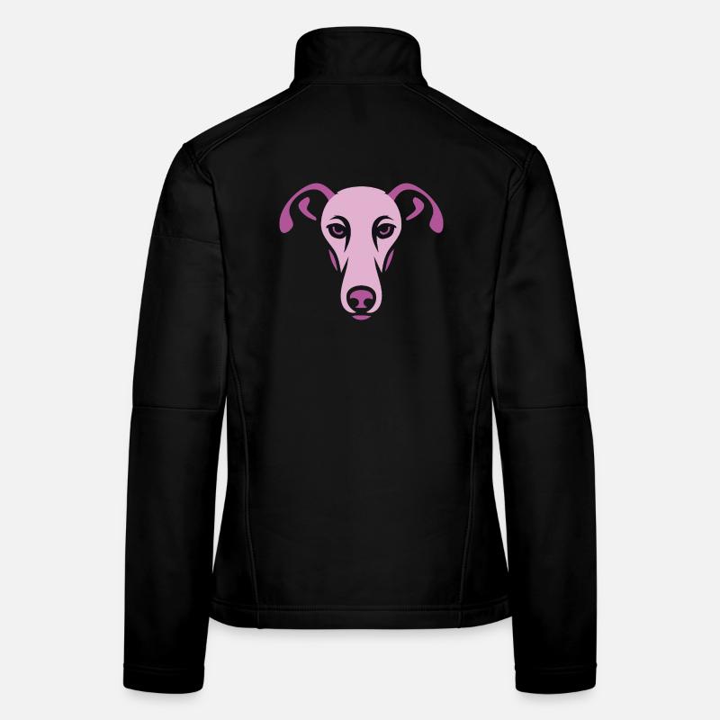 Windhund, Galgo Frauen Softshelljacke