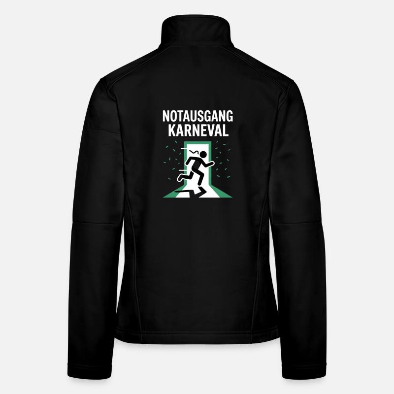 Emergency exit carnival escape for carnival grouches Women's Softshell Jacket