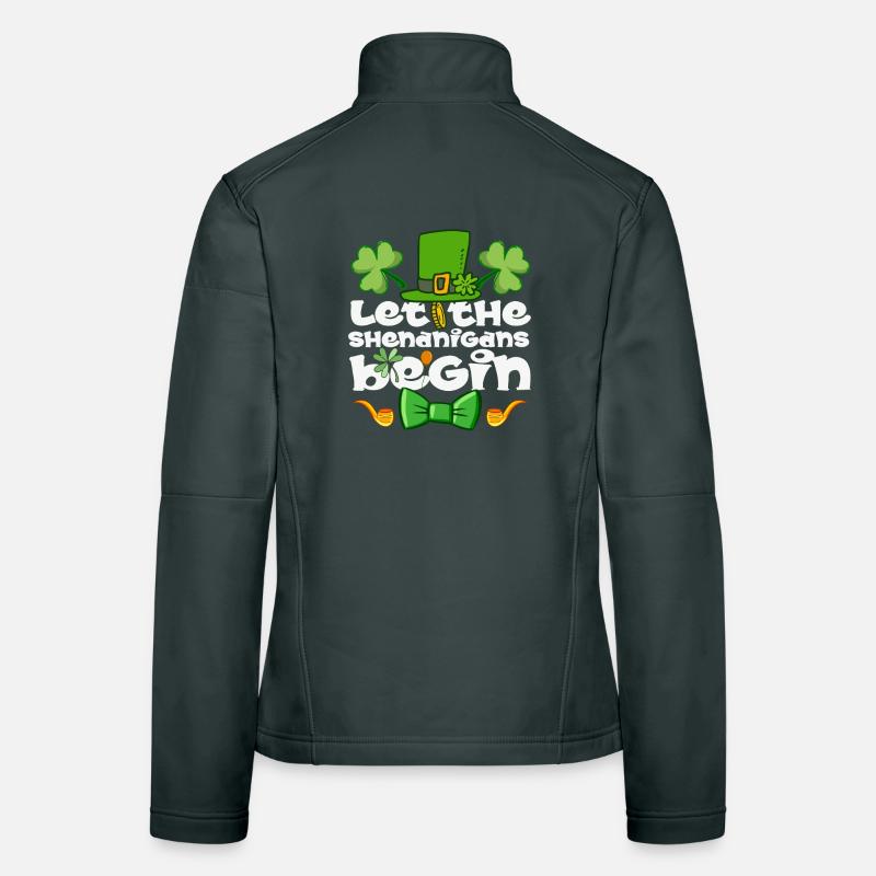 Let The Shenanigans Begin St Patrick’s Day Women's Softshell Jacket