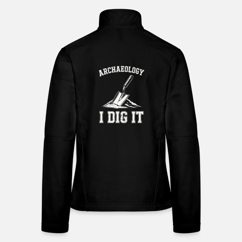 Archéologie I Dig It Conception de truelle Veste en tissu softshell Femme