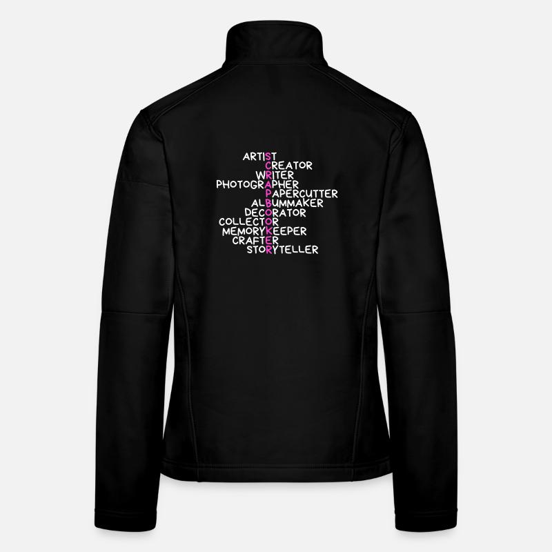 Scrapbooker Frauen Softshelljacke