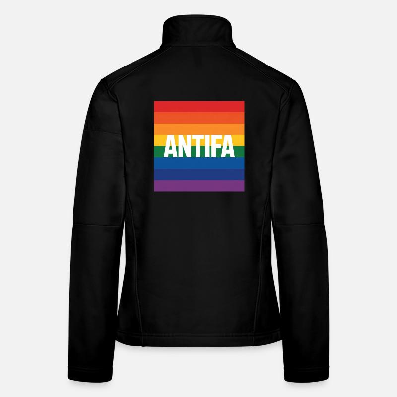 Antifa - Antifascist Merch Women's Softshell Jacket