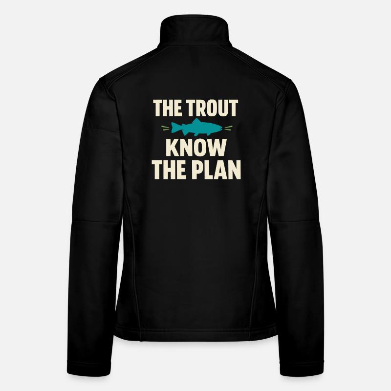 La pêche à la mouche dans les eaux du Nord – Veste en tissu softshell Femme
