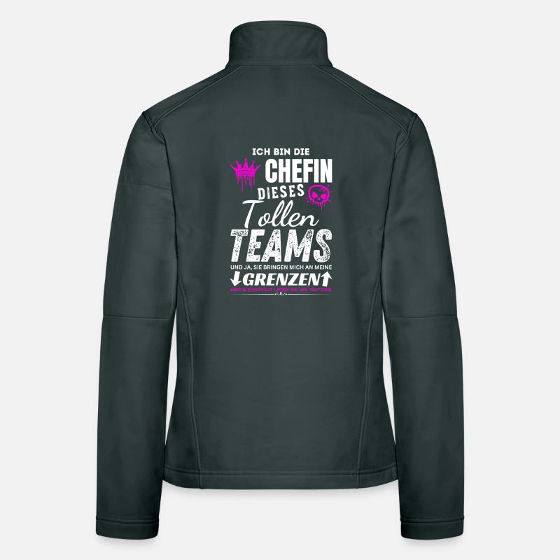 Chefin dieses Tollen Teams Chefin Geschenke Frauen Softshelljacke
