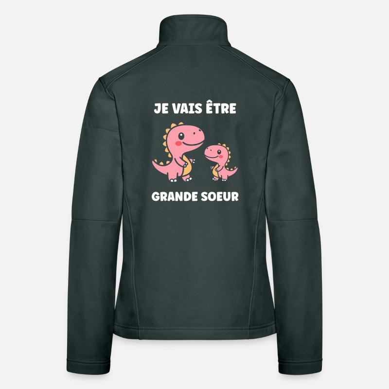 I'm going to be a big sister Women's Softshell Jacket