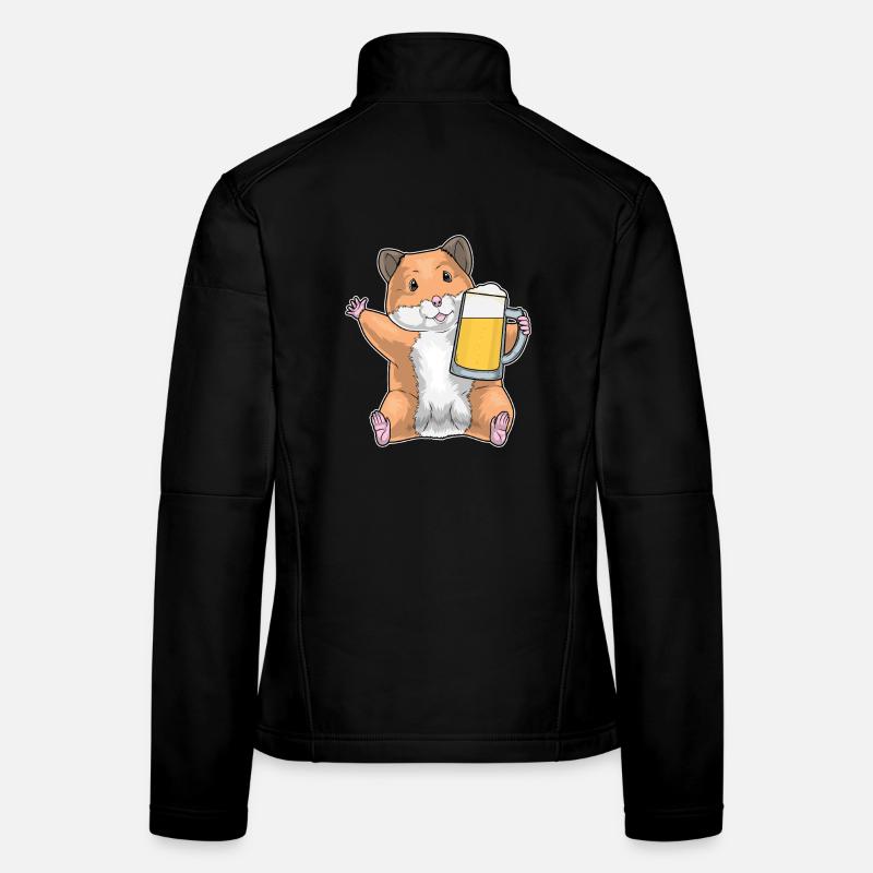 Hamster Beer Women's Softshell Jacket