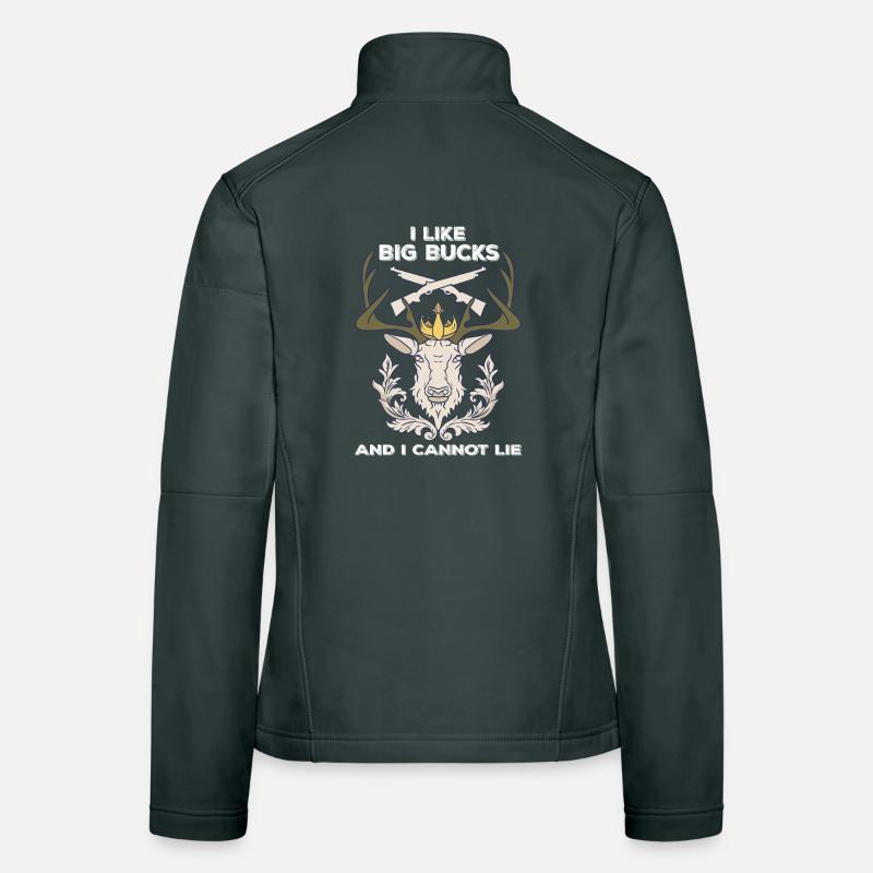 I like big deer design Women's Softshell Jacket