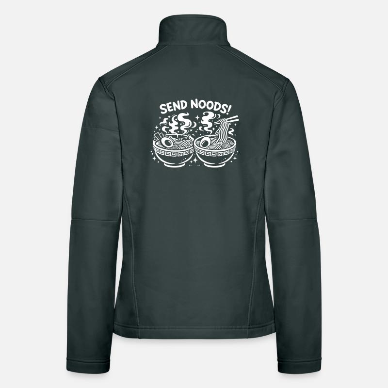 Send Noods – Édition Ramen Veste en tissu softshell Femme