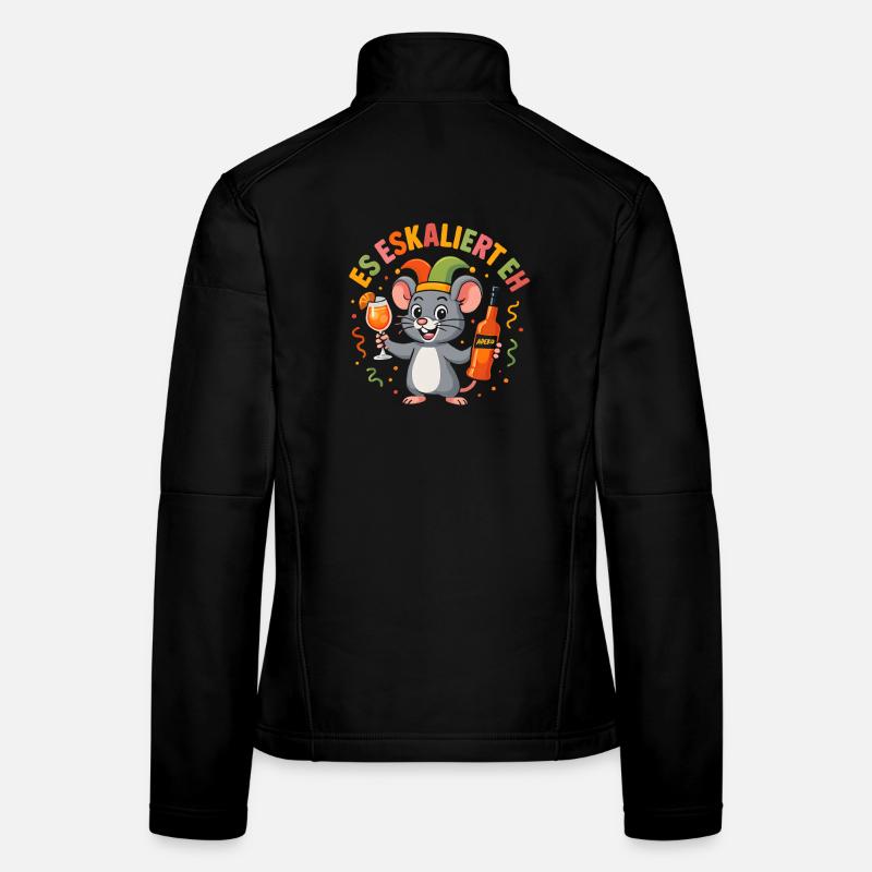 Carnival Mouse It Escalates Eh Party Fastnacht Women's Softshell Jacket