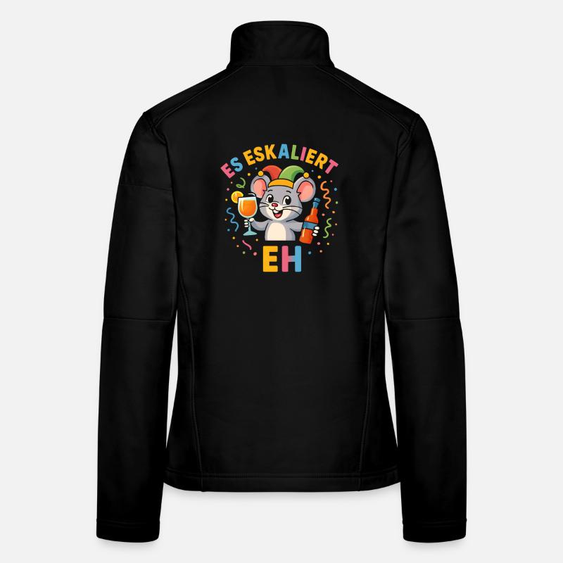 Carnival Mouse It Escalates Eh Party Fastnacht Women's Softshell Jacket