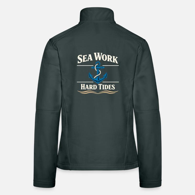 Seemannschaftsgeschenk Für Deckhand Ocean Work Frauen Softshelljacke