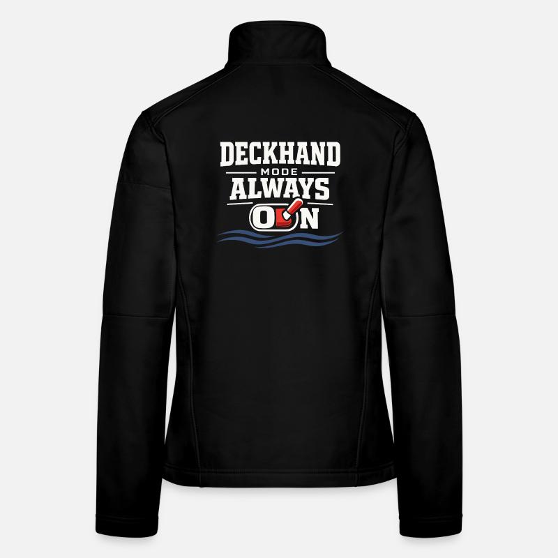 Seemannschaftsgeschenk Für Deckhand Ocean Work Frauen Softshelljacke