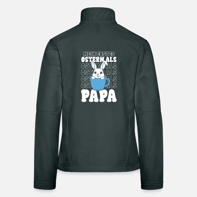 Le lapin de Pâques dans Mug Dad Veste en tissu softshell Femme