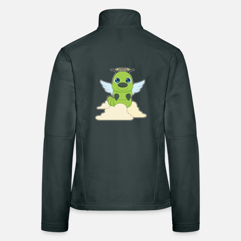 Ailes d’ange chenille Veste en tissu softshell Femme