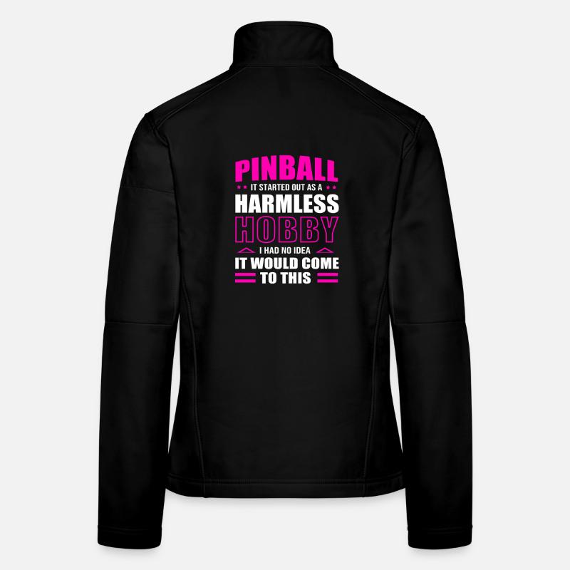 Pinball Flipper Frauen Softshelljacke