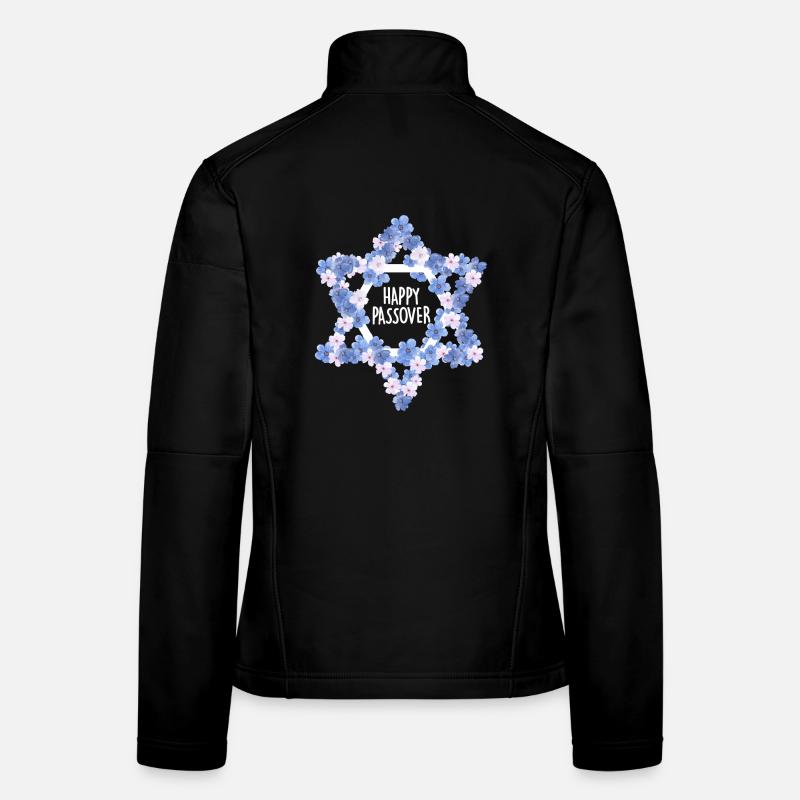 Joyeuse Pessa’h Célébration de Pessa’h Héritage juif Veste en tissu softshell Femme