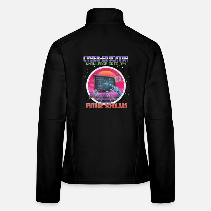 Professeur de cybersécurité Veste en tissu softshell Femme