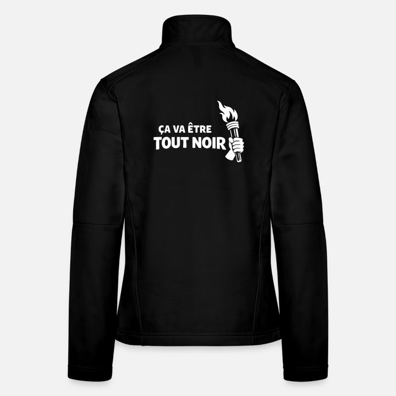 It's going to be all black Women's Softshell Jacket