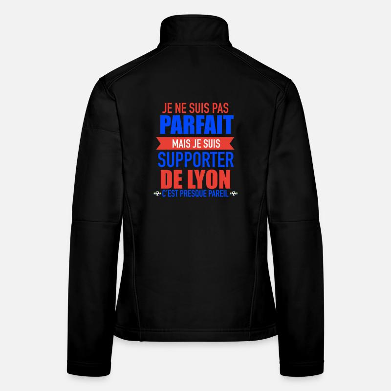 Lyon Foot Lyonnais Unterstützer-Geschenk Frauen Softshelljacke
