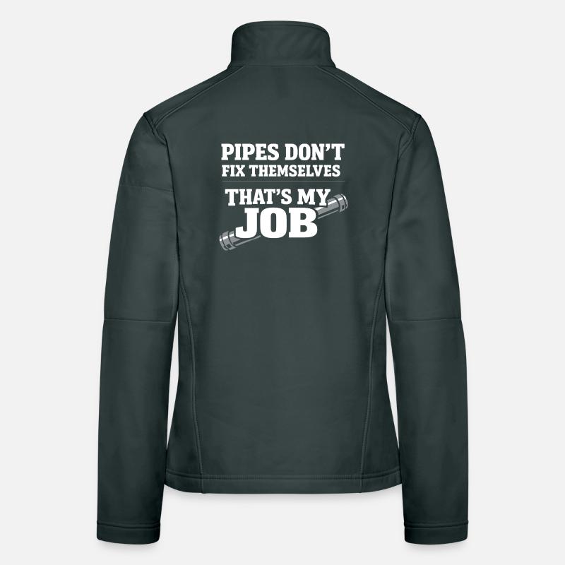 Pipe Whisperer, Plumber, Humor Gift Women's Softshell Jacket