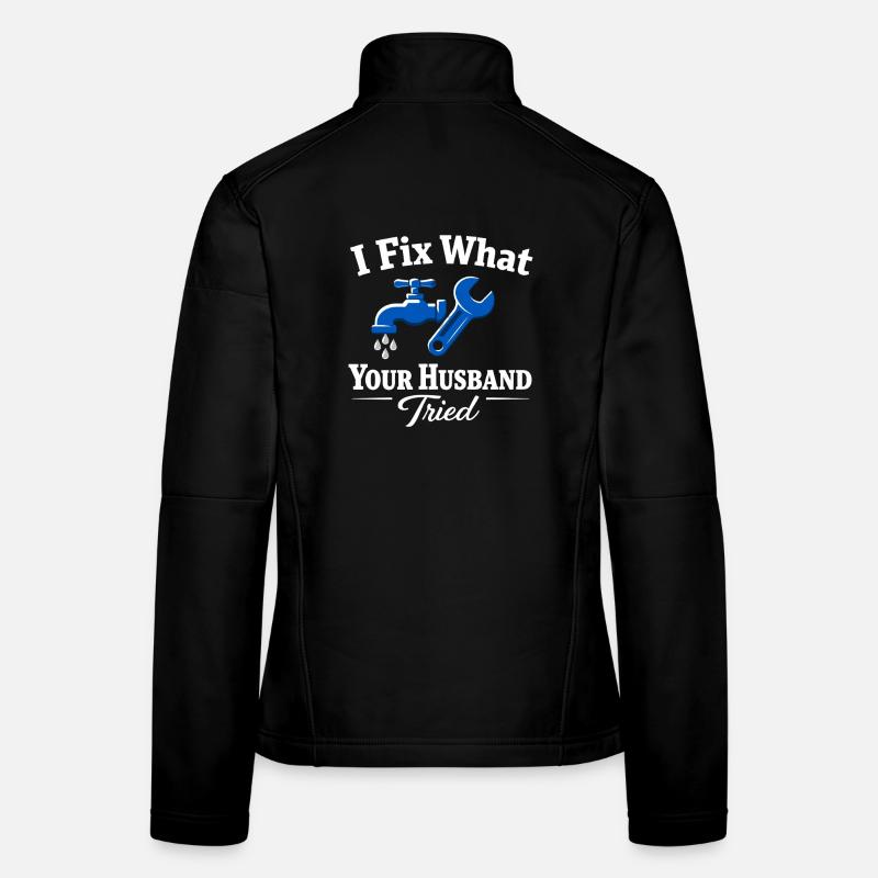 Pipe Whisperer, Plumber, Humor Gift Women's Softshell Jacket