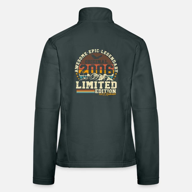 2006 Vintage 20th Birthday Gift Retro Women's Softshell Jacket