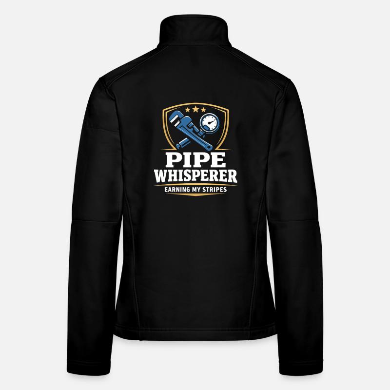 Pipe Whisperer, Plumber, Humor Gift Women's Softshell Jacket