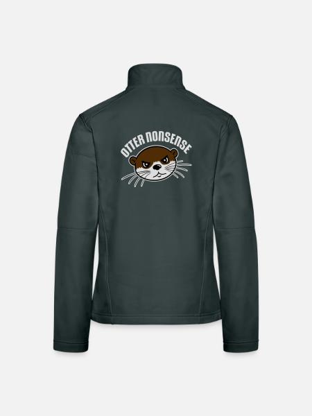 Otter Nonsense Lustig Wortspiel Otter Liebe Spruch - Frauen Softshelljacke - Schwarz - Hinten
