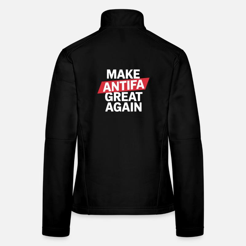 Mach Antifa wieder großartig – Antifaschistisches Tee Frauen Softshelljacke