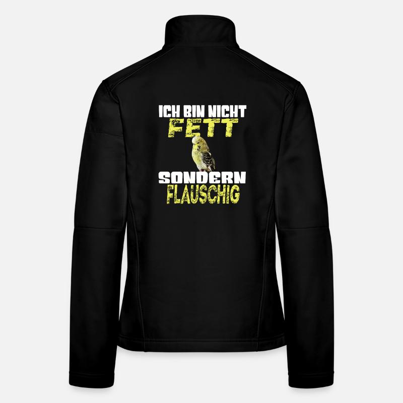 Pas gros, mais duveteux Veste en tissu softshell Femme