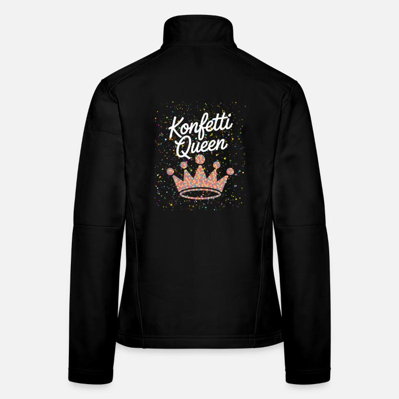 Konfetti Queen Frauen Softshelljacke