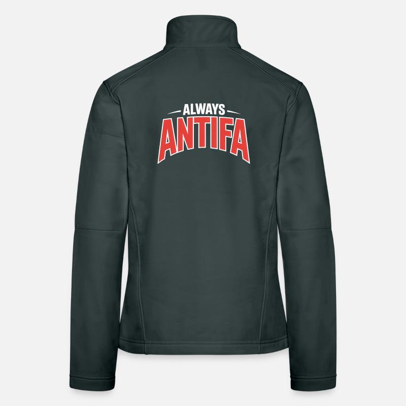 Always Antifa - Antifascist Tee Women's Softshell Jacket