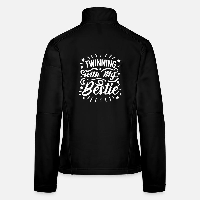 Jumelage avec ma meilleure amie Veste en tissu softshell Femme