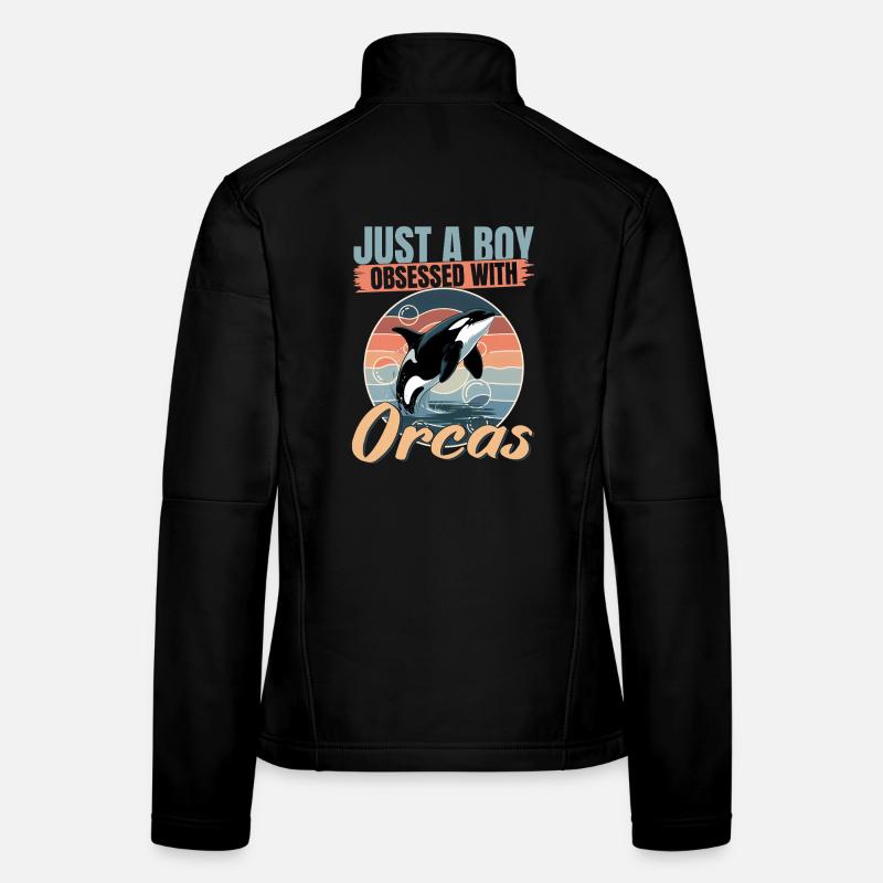 Funny Orca Women's Softshell Jacket