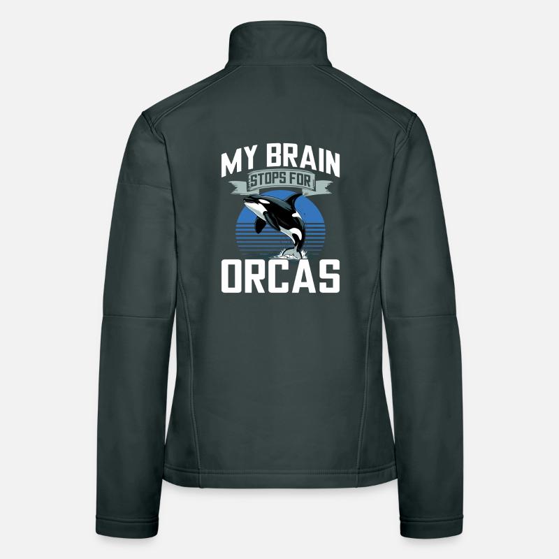 Funny Orca Women's Softshell Jacket