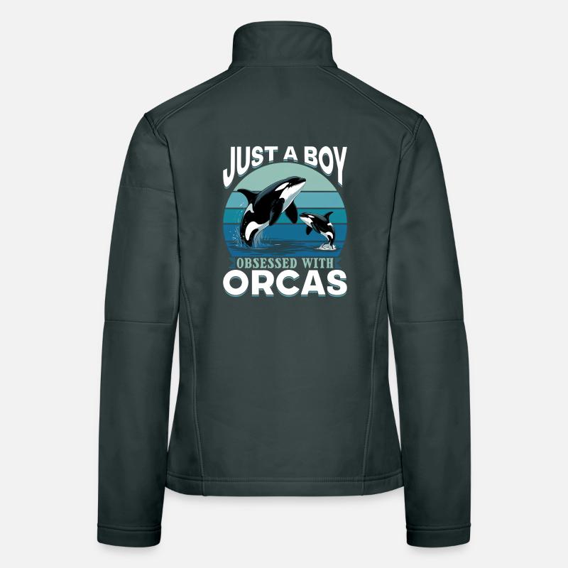 Funny Orca Women's Softshell Jacket