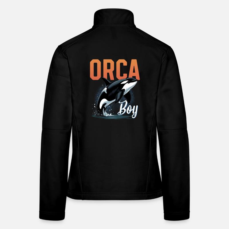 Funny Orca Women's Softshell Jacket