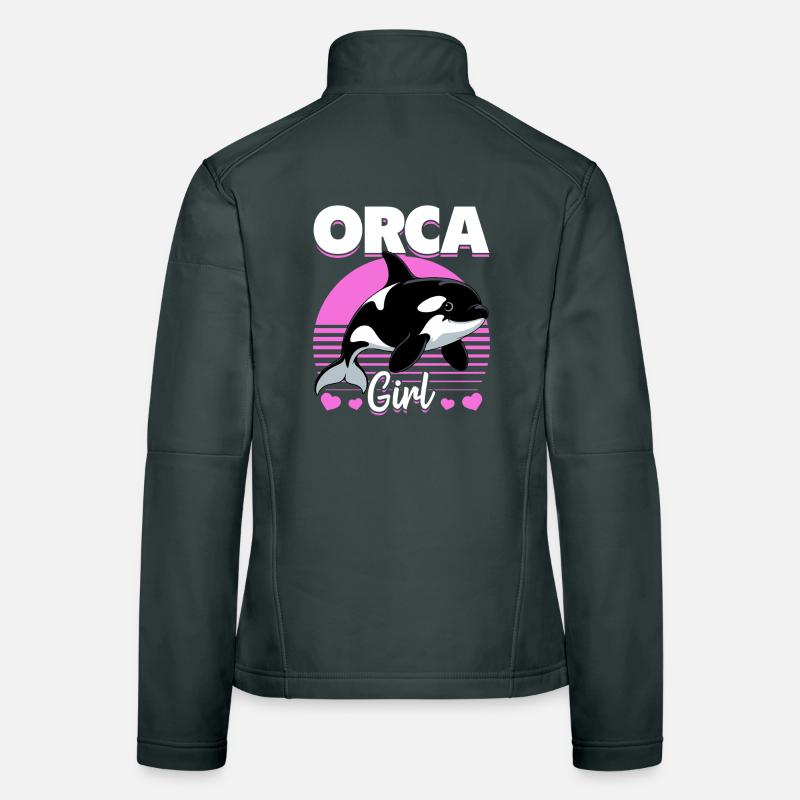 Funny Orca Women's Softshell Jacket