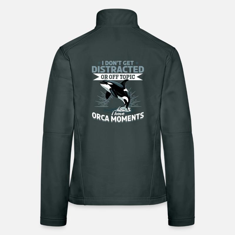 Funny Orca Women's Softshell Jacket