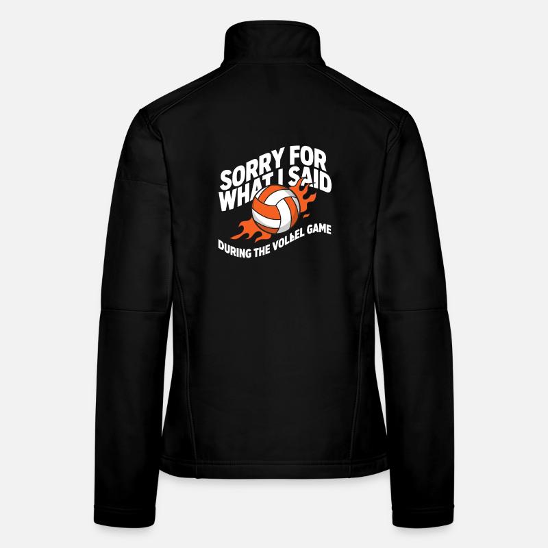 Citation du volley-ball de plage Veste en tissu softshell Femme